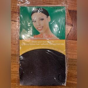 NWT black Wig Cap, Nylon Wig Caps, 2 Pieces per pack Stocking